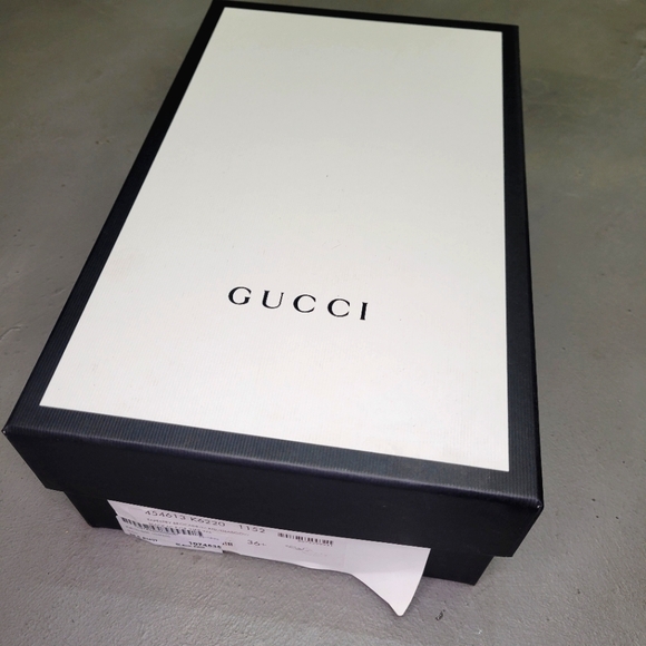 RE: Gucci Princetown Brocade Fur Trim Mules Size 36.5 Loafers Floral Jacquard - Picture 13 of 13